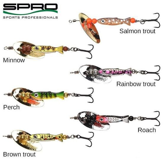 SPRO LARVA INLINE SPIN  4.8CM 3.5GR