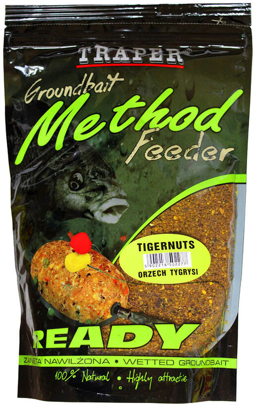 Barība raper Method Feeder Ready 750g Tīģerrieksts