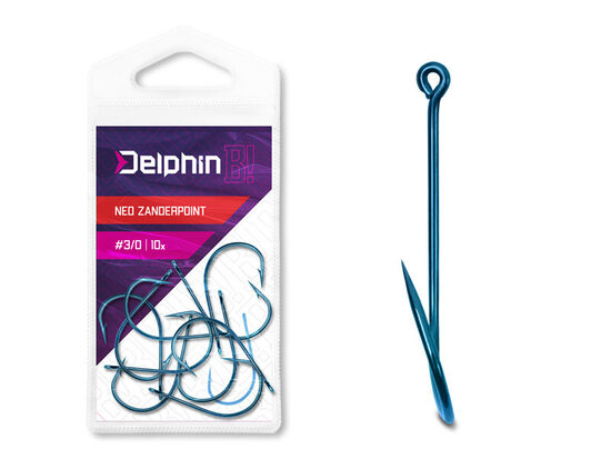 Āķi Delphin B! NEO ZanderPoint BLU / Hook Delphin B! NEO ZanderPoint BLU / 10pcs