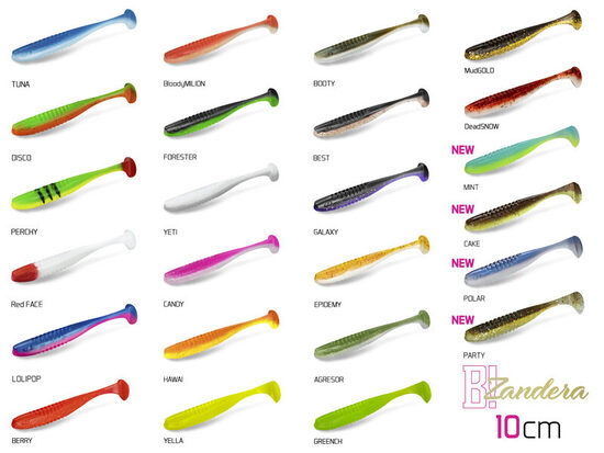 Silikona māneklis Delphin ZANDERA UVs | 10cm