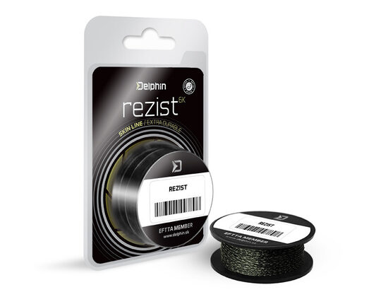 Pavadiņu materiāls  Delphin REZIST / Grass camou 25lbs 