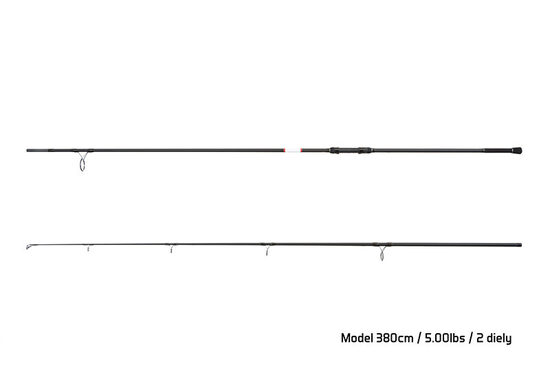 SPOD kāts Delphin BOMBER 380cm/5.00lbs/2 parts
