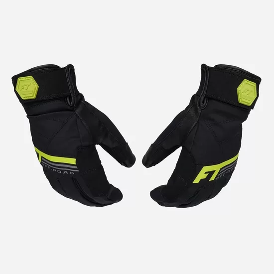 Cimdi FINNTRAIL GT OFF-ROAD GRAPHITEYELLOW