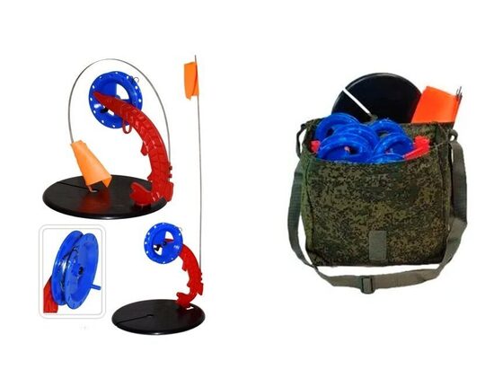 Ziemas ūdas komplekts ar somu LĪDAKA / PIKE Akara (diam. 190 mm, iepak. 10 gab.) 