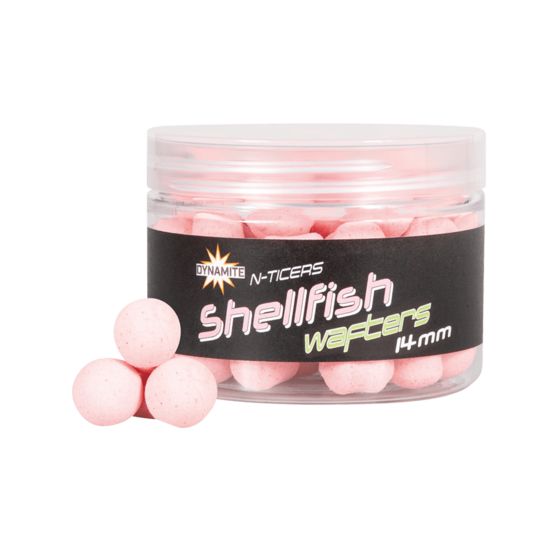 Vafteri Dynamite baits N-Ticers Shellfish Wafters 14 mm