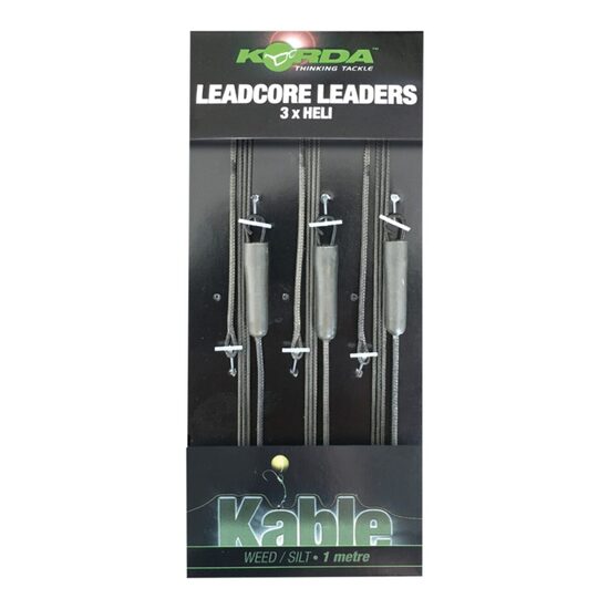 Korda Leadcore Leader Heli Weed/Silt