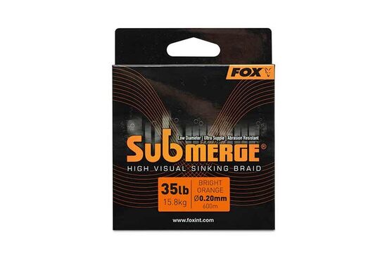Submerge Orange sinking braid x 300m 0.38mm