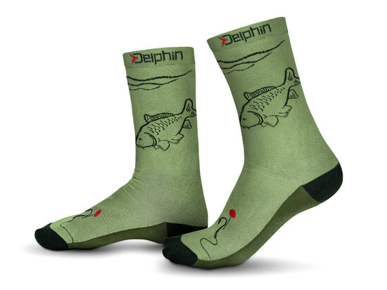 Zeķes Delphin CARP izmērs  41-46 / Socks Delphin CARP size 41-46