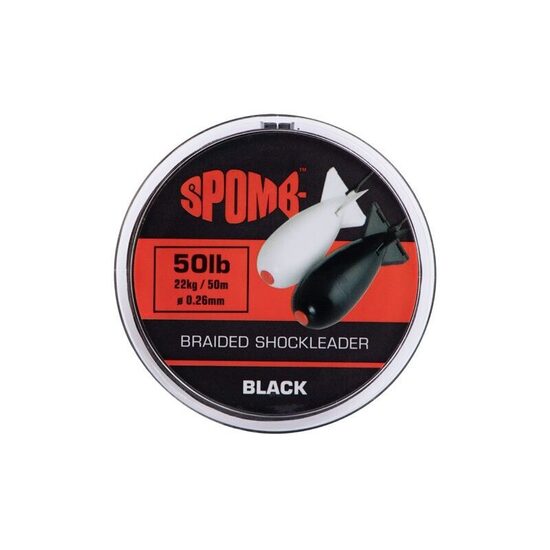 FOX Spomb Braided Leader 0,26mm 22kg 50m Black