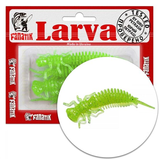 Silikona Mānekļi Fanatik Larva, 2,5'', 6 cm