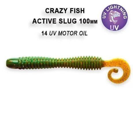 Silikona mānekļi Crazy Fish ACTIVE SLUG 7.1CM
