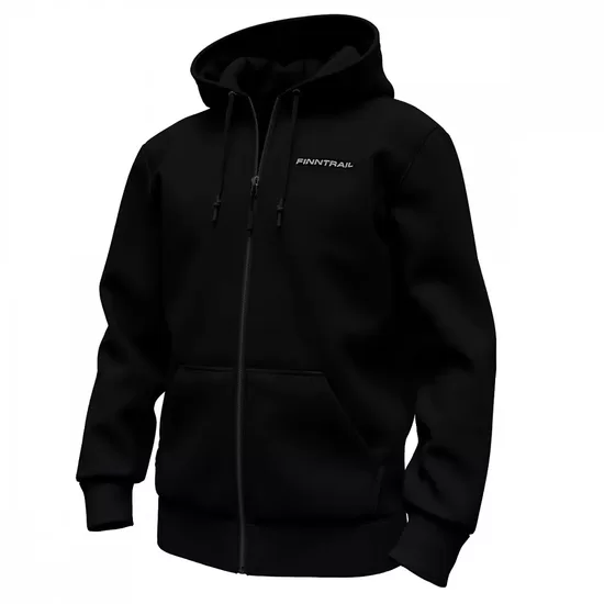 Hūdijs FINNTRAIL LOGO ZIP 6825 BLACK
