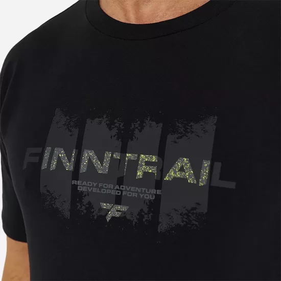 T-Krekls FINNTRAIL LOGO 6721 BLACK