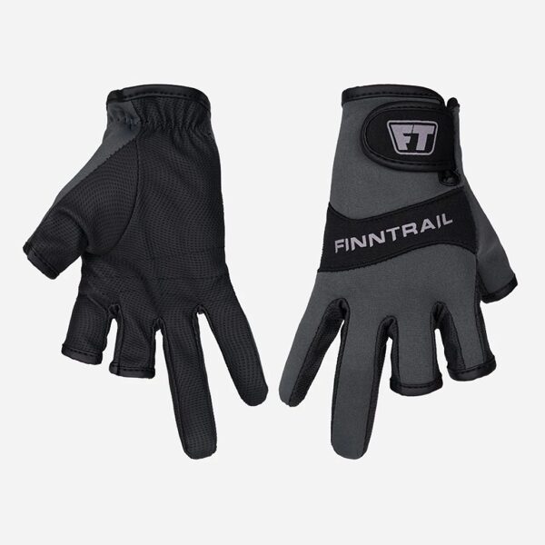 Finntrail NEOSENSOR Grey 2730 Gloves , makšķernieku un mednieku cimdi kamuflāžas krāsā