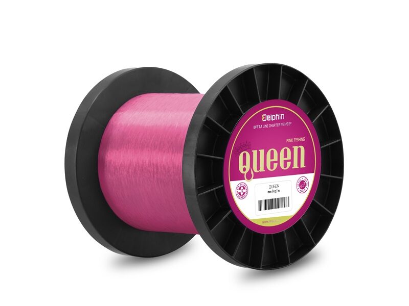 Aukla Delphin QUEEN Feeder pink mono line 0.18mm 2.7kg 5000m 