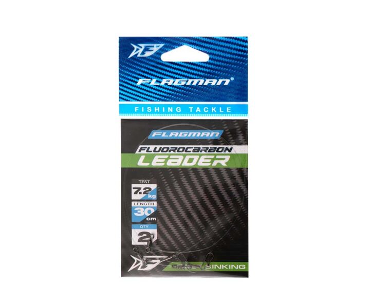 Pavadiņas Flagman Fluorocarbon Leader 7.2kg 30cm 2gb.