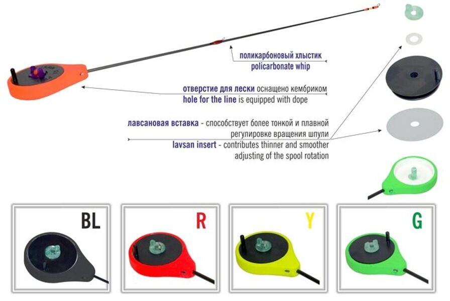 Ziemas makšķere Akara ICE Pro 355