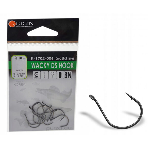 DropShot āķi Gurza Hooks Wacky DS Hook BN