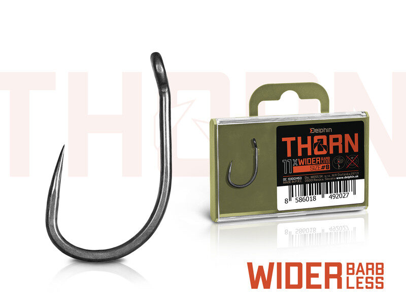 Delphin āķi THORN Wider BarbLESS 11x / Delphin THORN Wider BarbLESS 11x