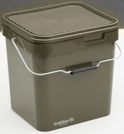 17 Ltr Olive Square Container