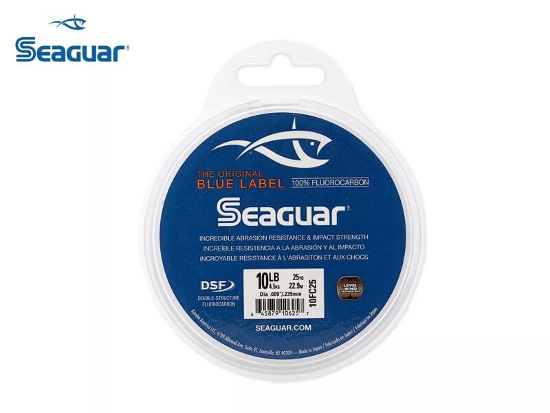 SEAGUAR BLUE LABEL FLUOROCARBON LEADER (15lb, 8lb) 22,8m / Flurokarbona pavadmateriāls