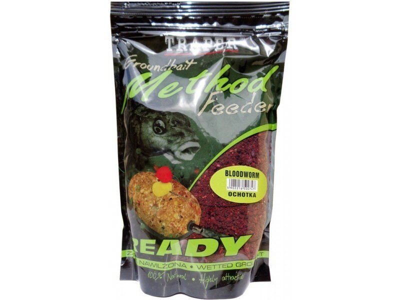 Traper Method Feeder Ready 750gr , 9 dažādas garšas