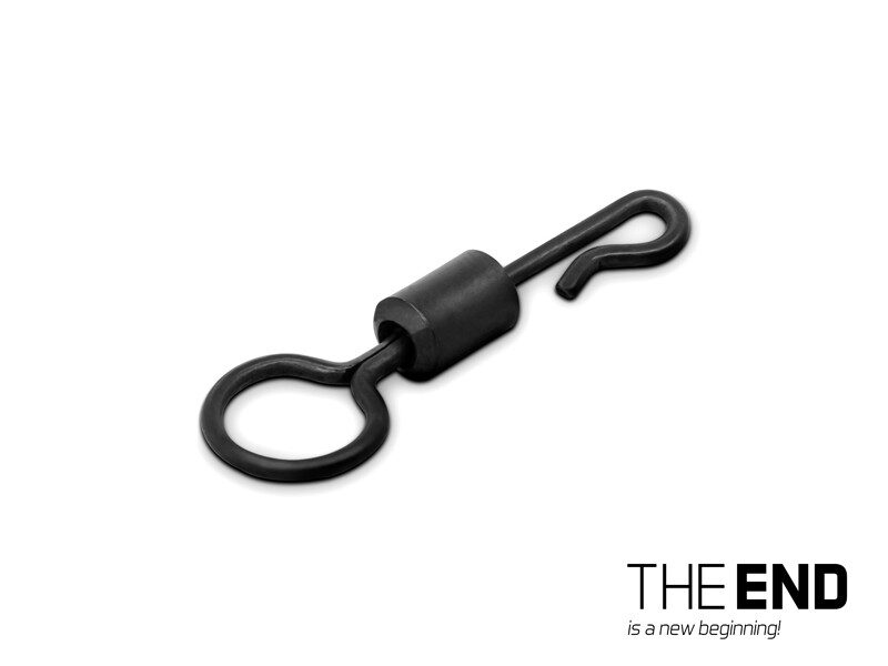 Delphin Snap swivel for helicopter rigs THE END Quick Swap Heli / 10pcs / #4 