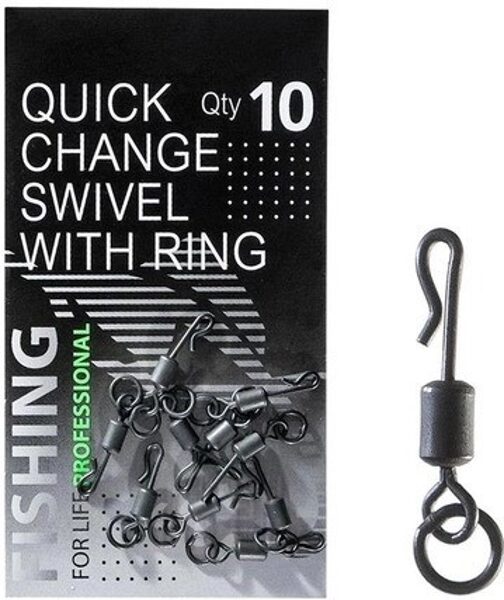 Prof montazh Ātri maināmais griezulis ar gredzenu , Quick Change Swivel With Ring