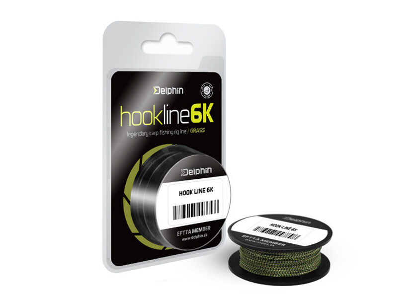 Delphin HOOKLINE 6K grass (Pavadu materiāls)