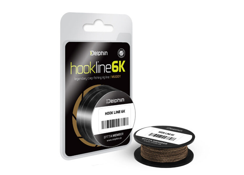 Delphin HOOKLINE 6K muddy (Pavadu materiāls)