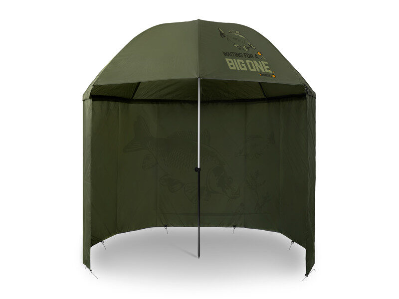 Lietussargs Delphin Fishing umbrella with sides BigONE CARP