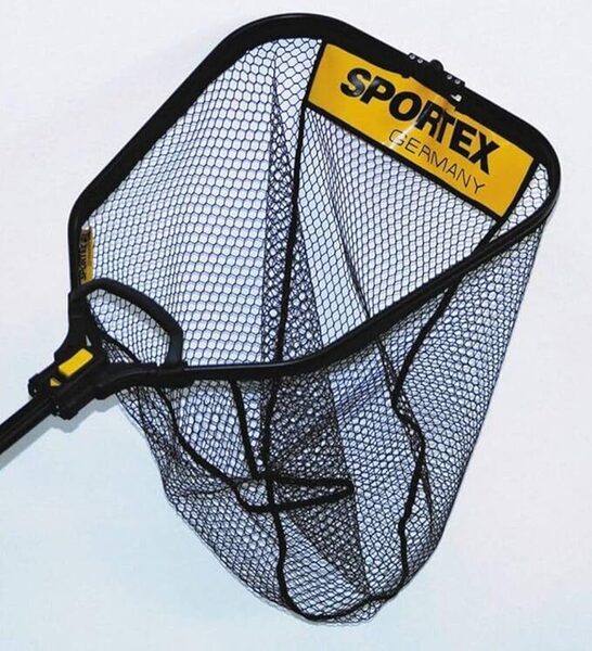 SPORTEX Aluminium Predator Landing Net rubber coated 80 x 70 cm , 70 x 60cm , 60 x 50 cm