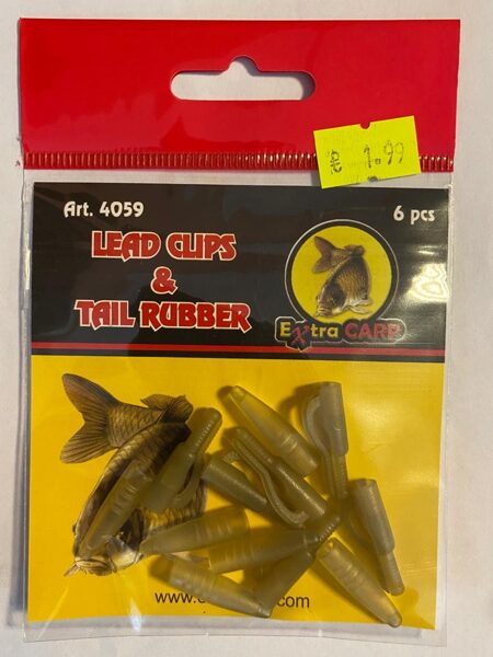 EXC Klipši un āķa gumijas, Lead clips & Tail rubbers
