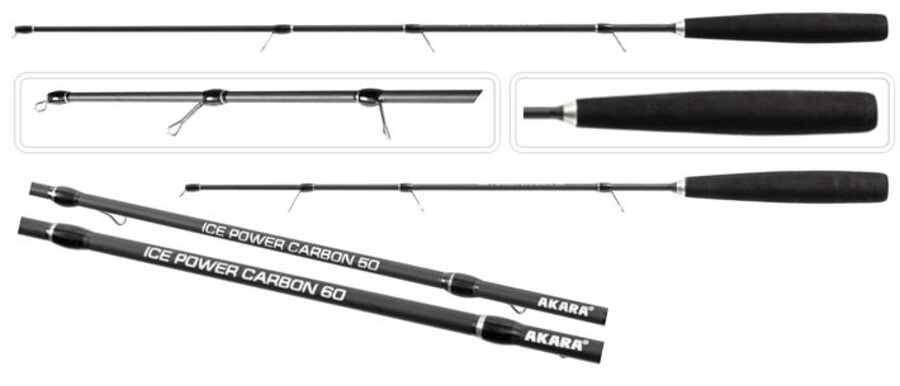 Ziemas makšķere Akara Ice Power Carbon
