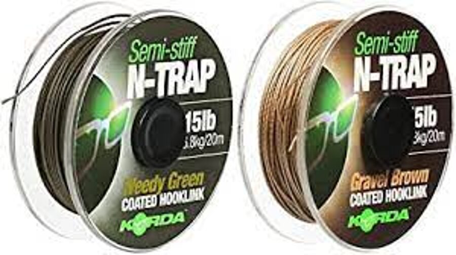 KORDA N-Trap Semi Stiff, pavadiņu materiāls ar puscietu pārklājumu