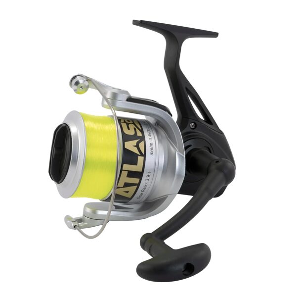 Lineaeffe Atlas FD 70 / Jūras makšķerēšanas spole ar uztītu dzeltenu auklu