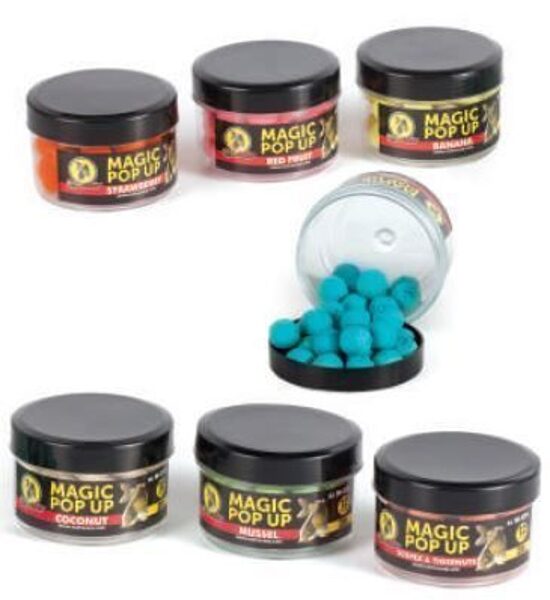 EXC MAGIC Pop Up, 12mm un 16mm Dažādas garšas un krāsas