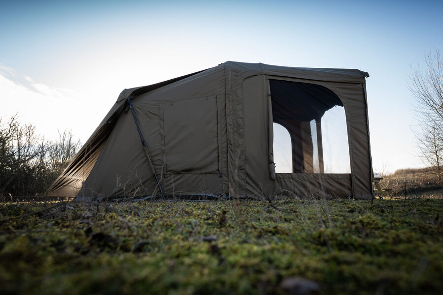 RM EscApe XF2 Compact with Plus porch extension, XF2 Kompaktā telts ar verandas paplašinājumu