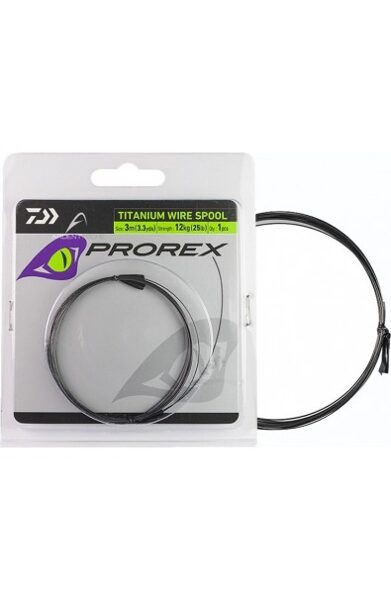 DAIWA PROREX TITANIUM WIRE SPOOL 3m / Titāna pavadmateriāls