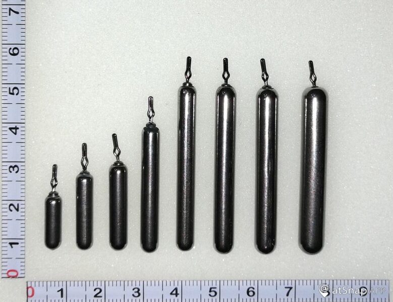 Volframa dropshot atsvars ar spīli 3.5g - 28g