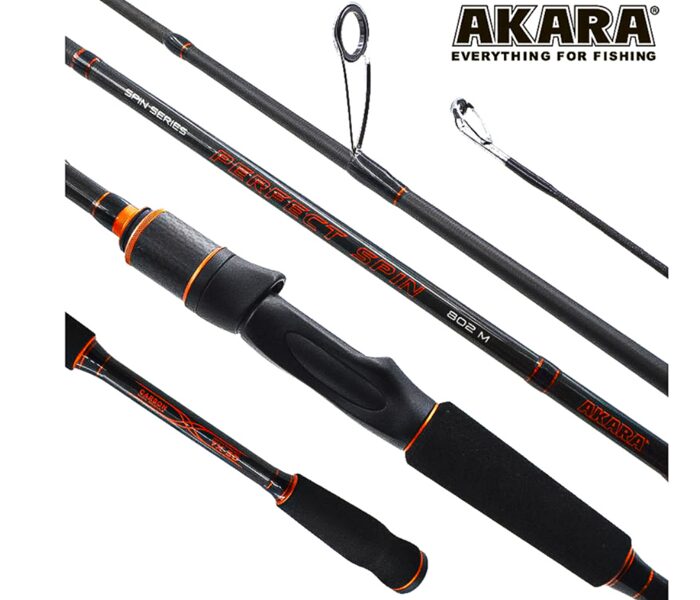 Spinings  AKARA «PERFECT SPIN TX-30» 902M 2X (saliek., 2,70 m, oglekļšķ., tests:7-35 g)