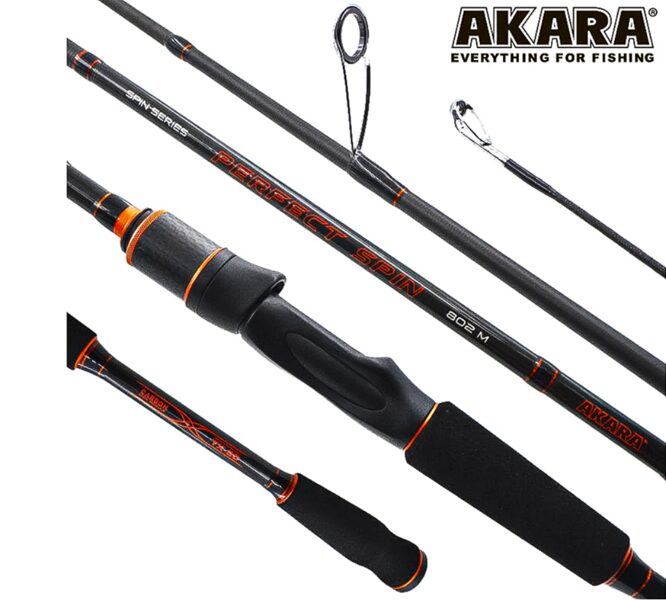 Spinings AKARA «PERFECT SPIN TX-30» 902ML 2X (saliek., 2,70 m, oglekļšķ., tests:5-28 g)