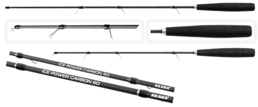 Ziemas makšķere  AKARA Ice Power Carbon 