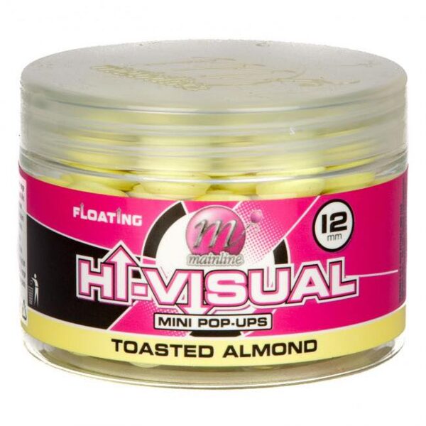 Mainline HI-VISUAL POP-UPS Toasted Almond 12mm, Spilgtie pop up - grauzdētas mandeles