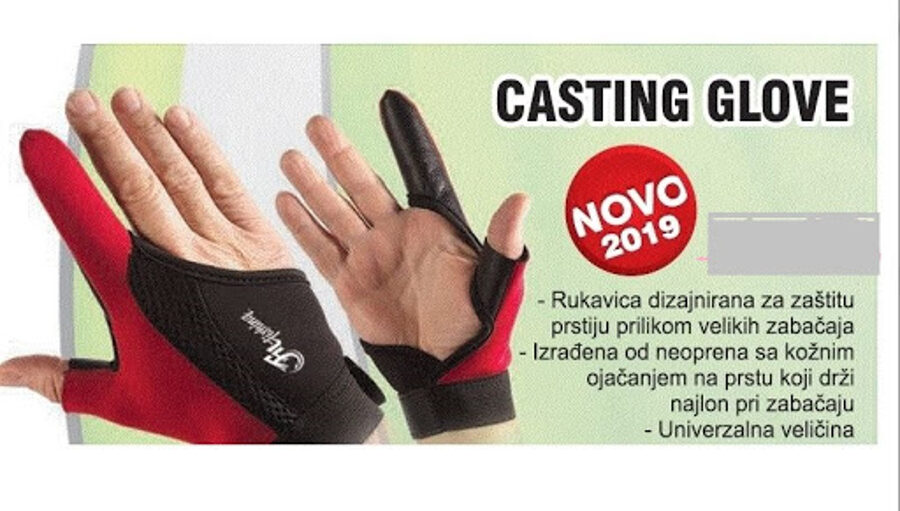 Fil Fishing Casting Glove , mešanas cimds EXC