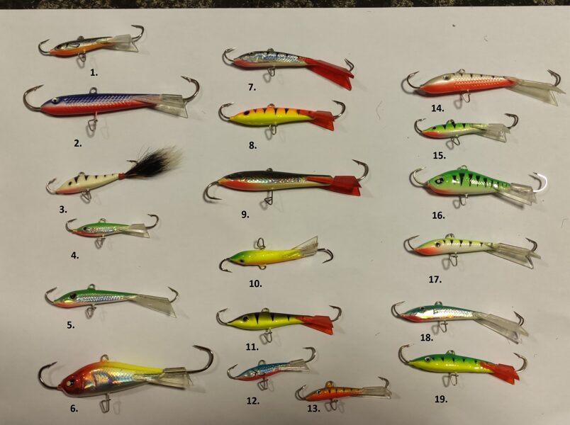 Ziemas mānekļi - balansieri dažādi veidi un izmēri / Lucky John