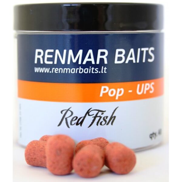 RENMAR Pop Up Redfish, Sarkano zivju pop up, 12*16mm