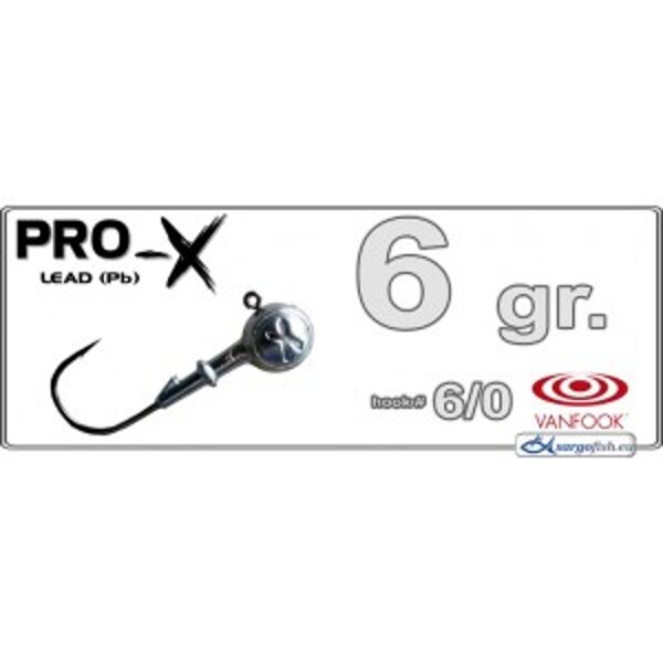 Džig galvas PRO X izmērs 6/0 jig head 4 līdz 45 grami jig head