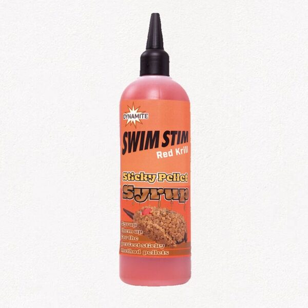 Dynamite SwimStim Sticky Pellet Syrup – Red Krill, Sarkanais Krils pelešu sīrups