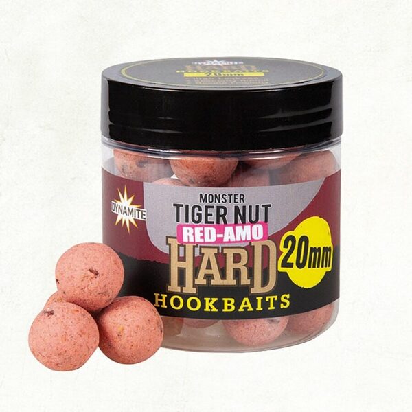 Dynamite Tiger nut RED AMO Hard Hookbaits Cietās Boilas un Dumbeli - 14/15mm un 20mm